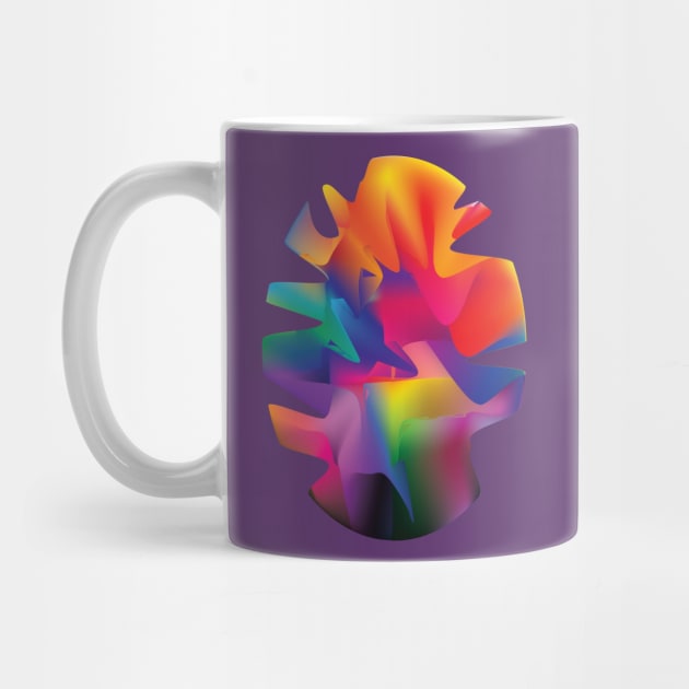 Rainbow Gradient Scrambled Egg by Barschall